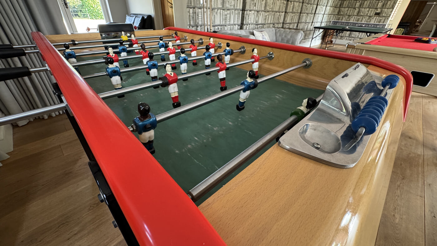 Games room table football
