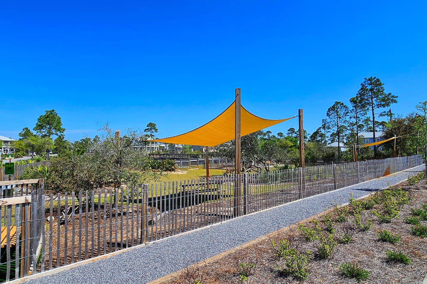 Let your pup run free at the nearby dog park