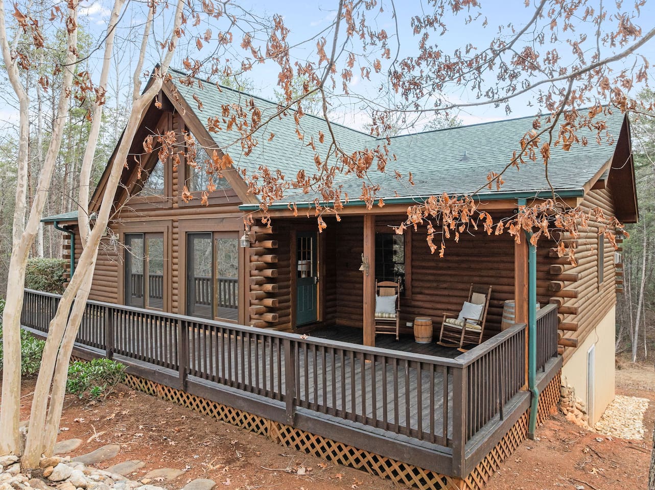 Front view of the cabin