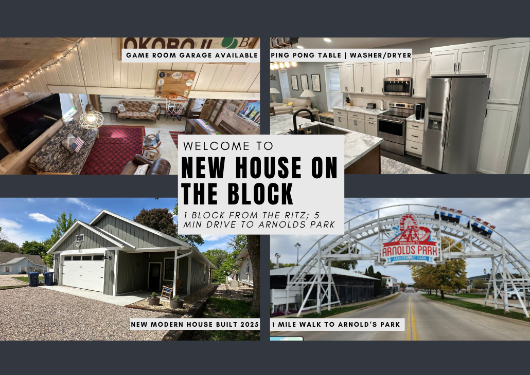 New House on the block updates with some custom pieces like the sign.