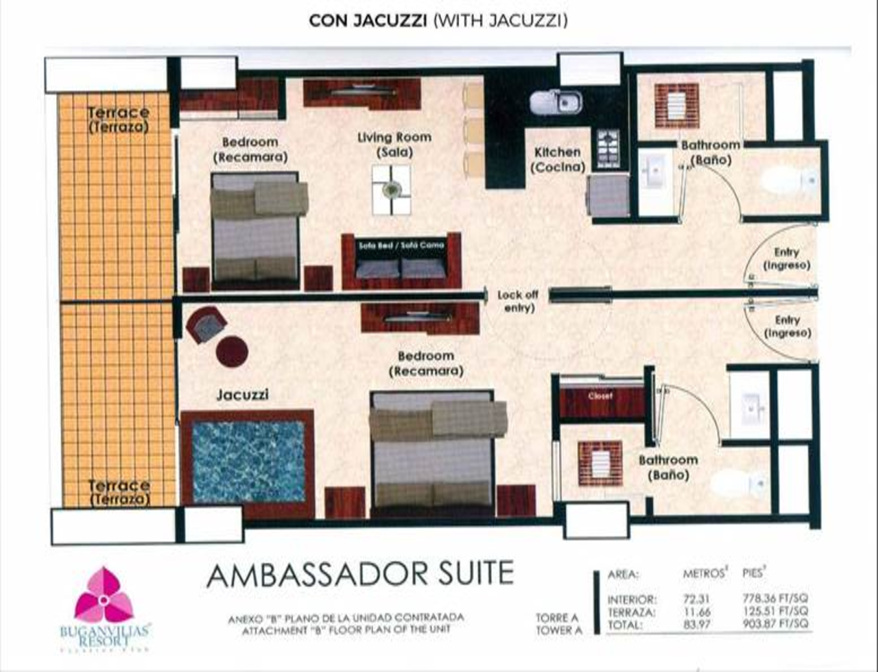 Presidential Suite @ Buganvilias Vacation OWNER Club, Vacation Travel Exclusives