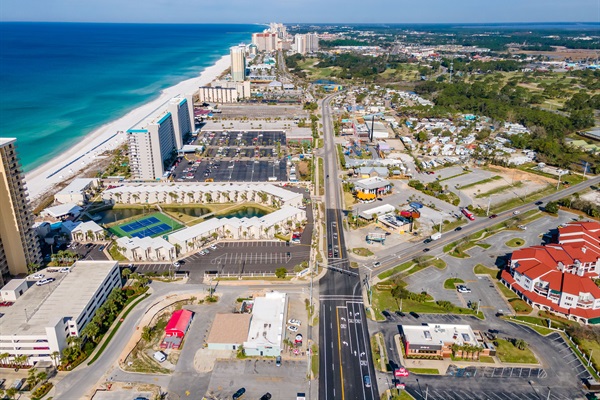 Aerial of Local Area around Sugar Beach Complex