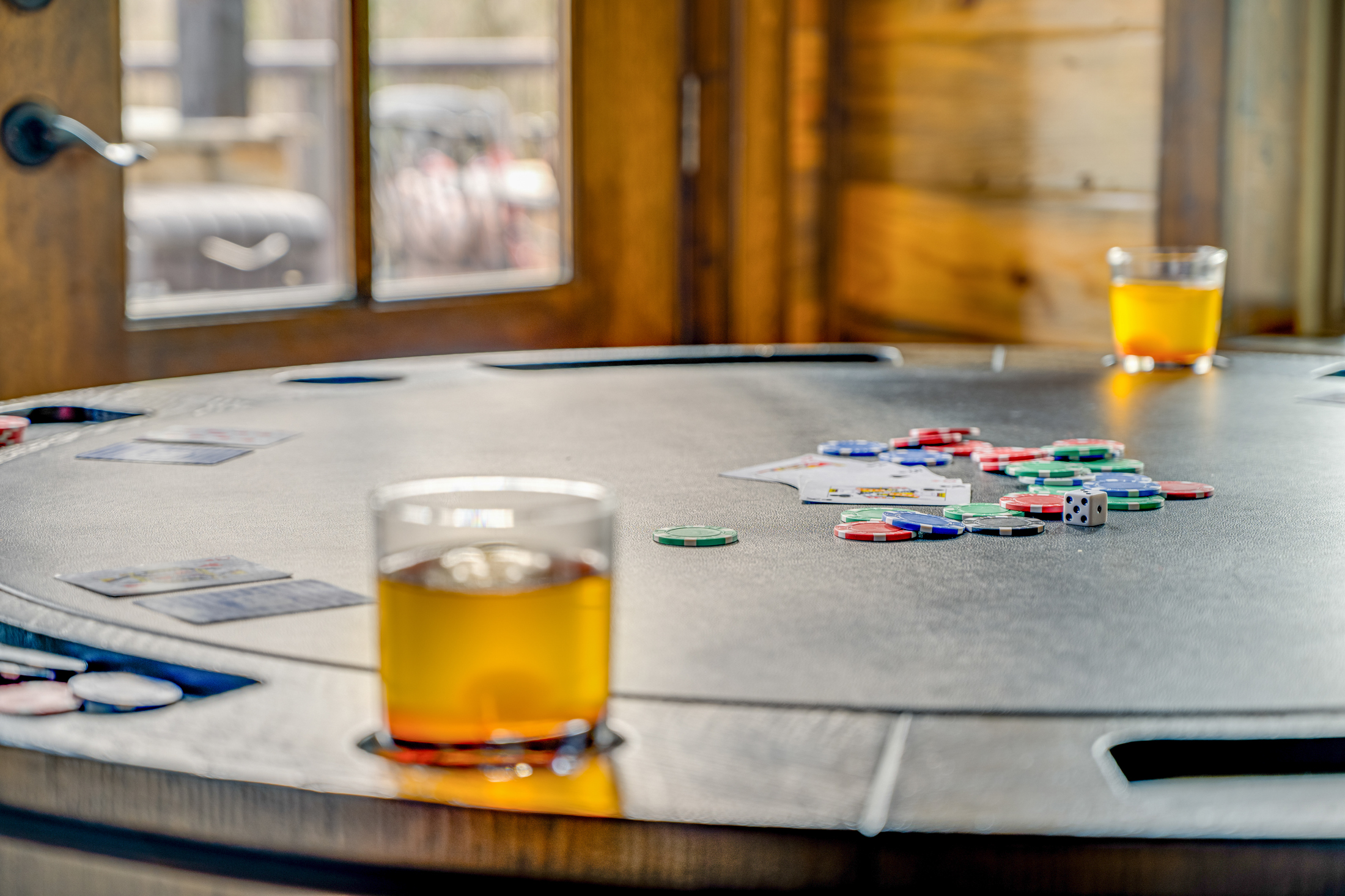 Game Room: Play your favorite card games while sipping drinks and enjoying great company!