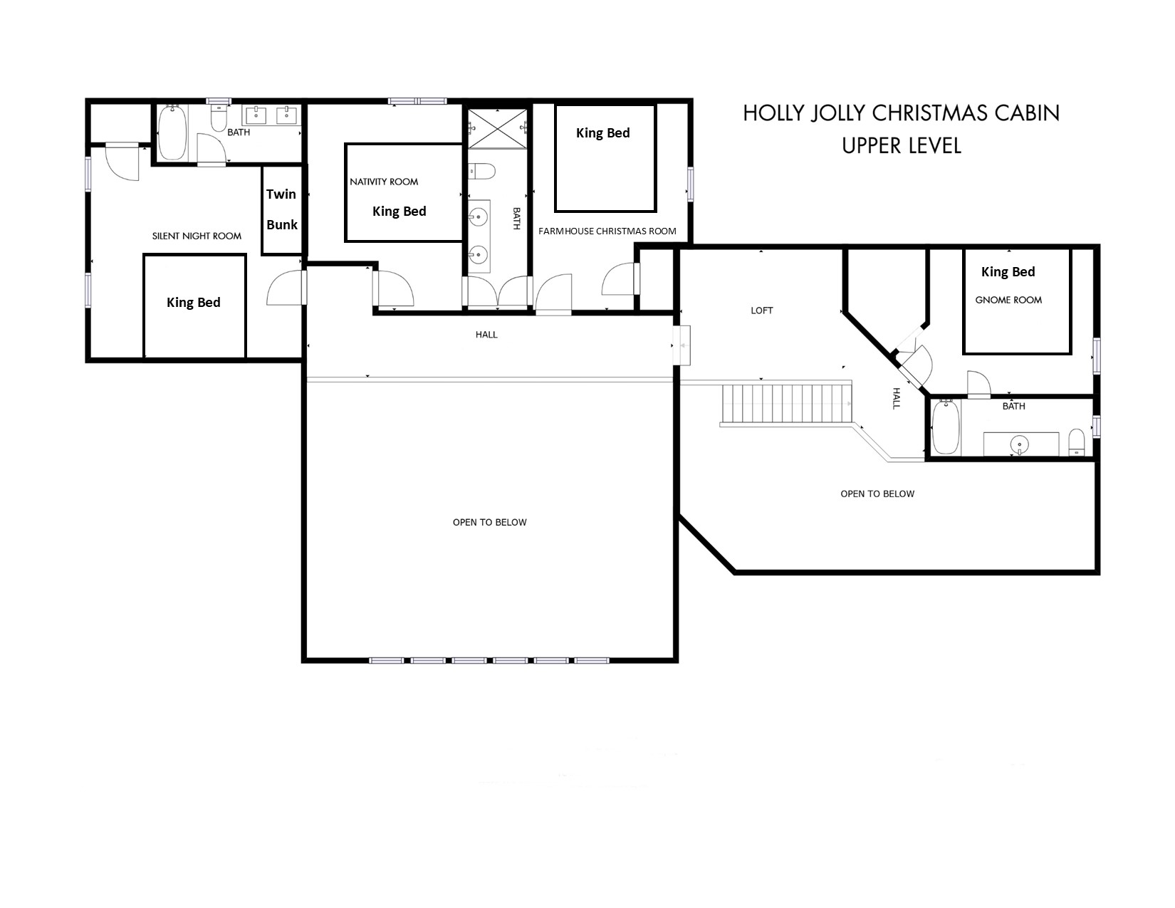 UPPER LEVEL FLOORPLAN