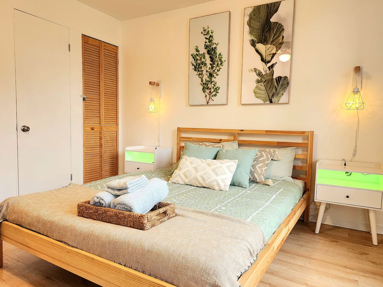 Peaceful Bedroom with Cozy Bedding