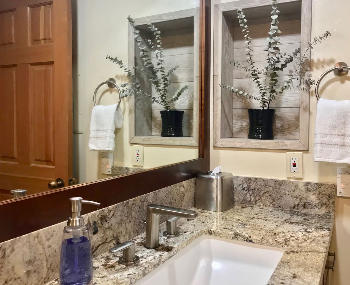 Enjoy high-end finishes and fixtures throughout (especially heated tile floors!) 