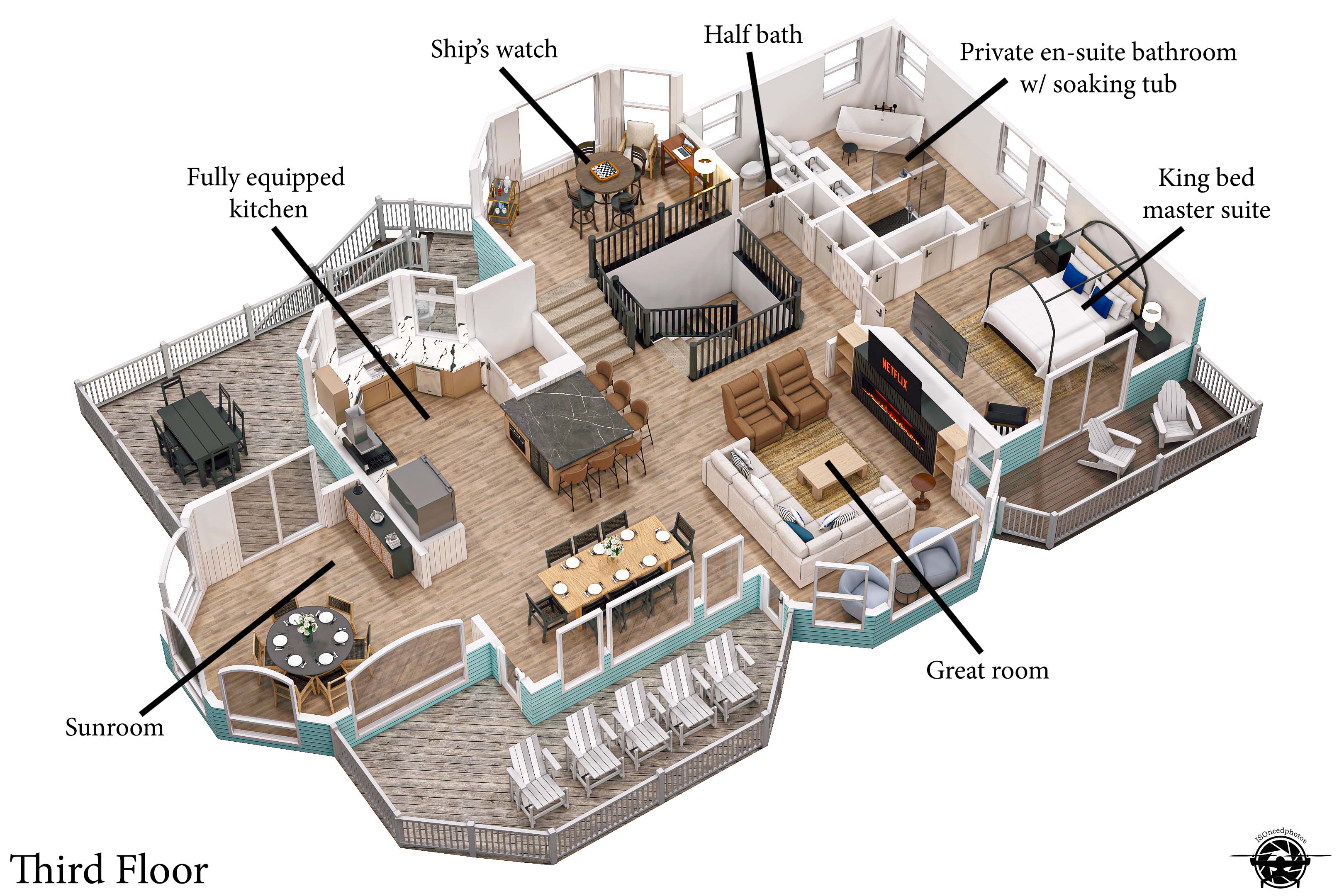 3d Floor Plans 3rd floor