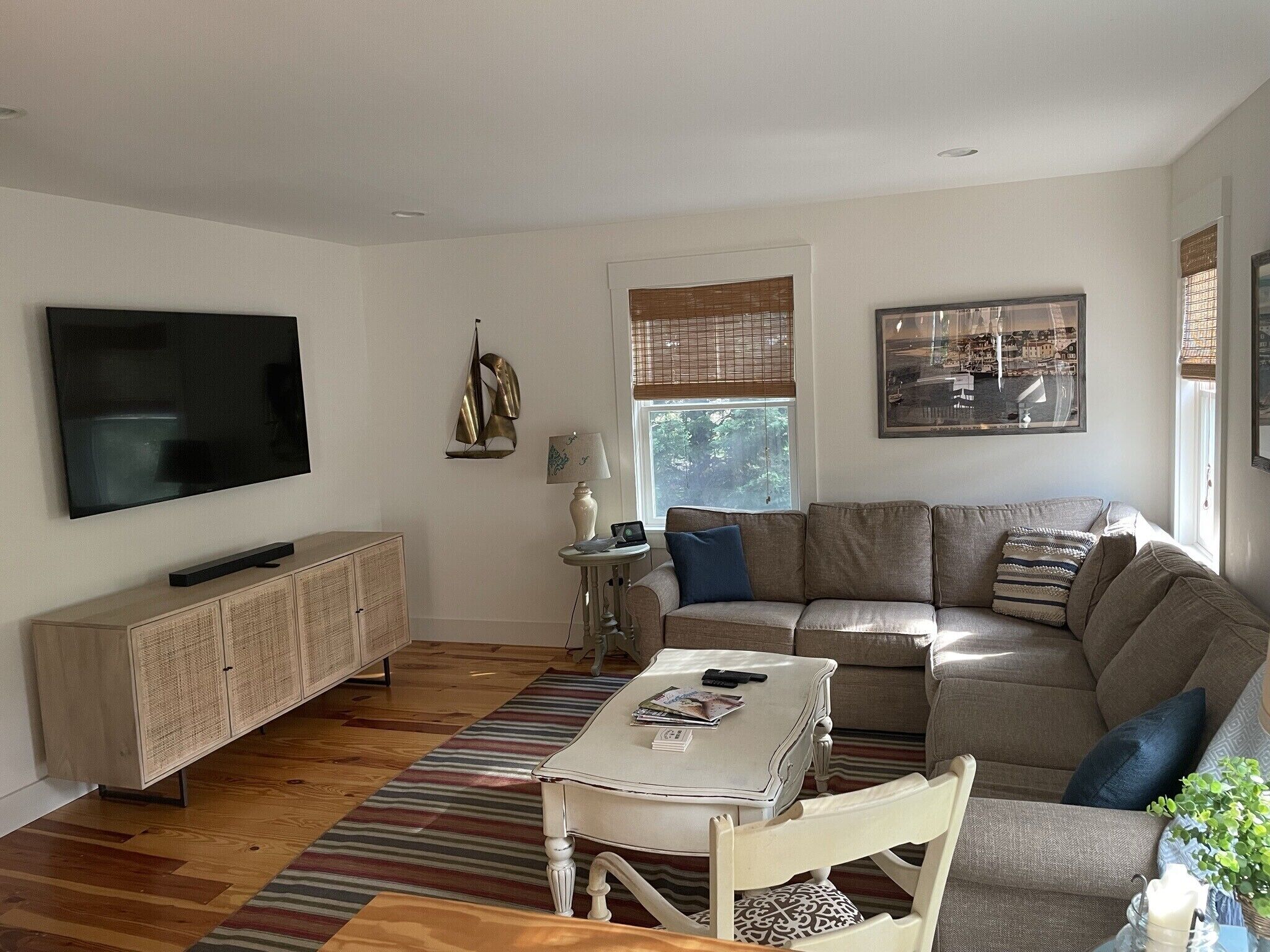 60 inch smart TV and Bose sound bar