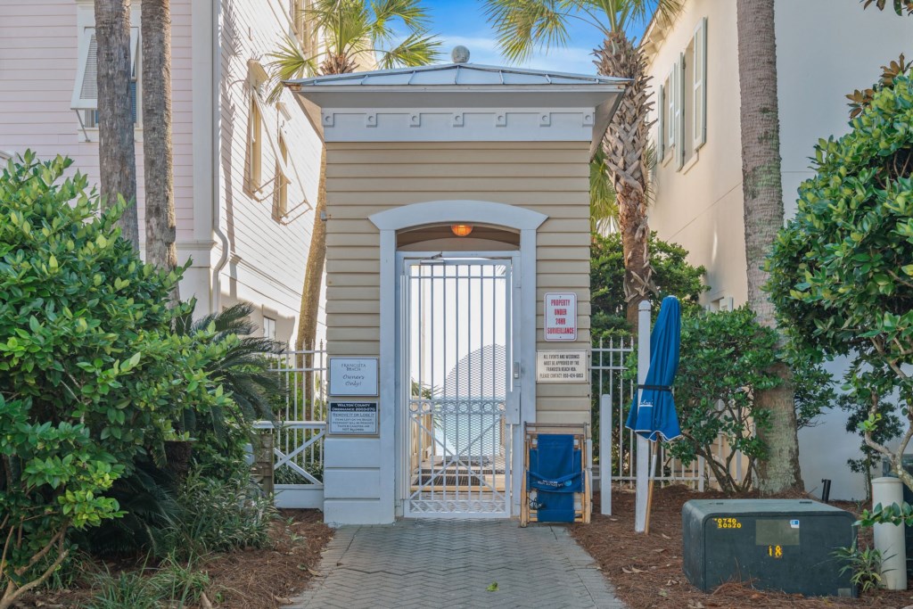 Frangista Private Beach Access