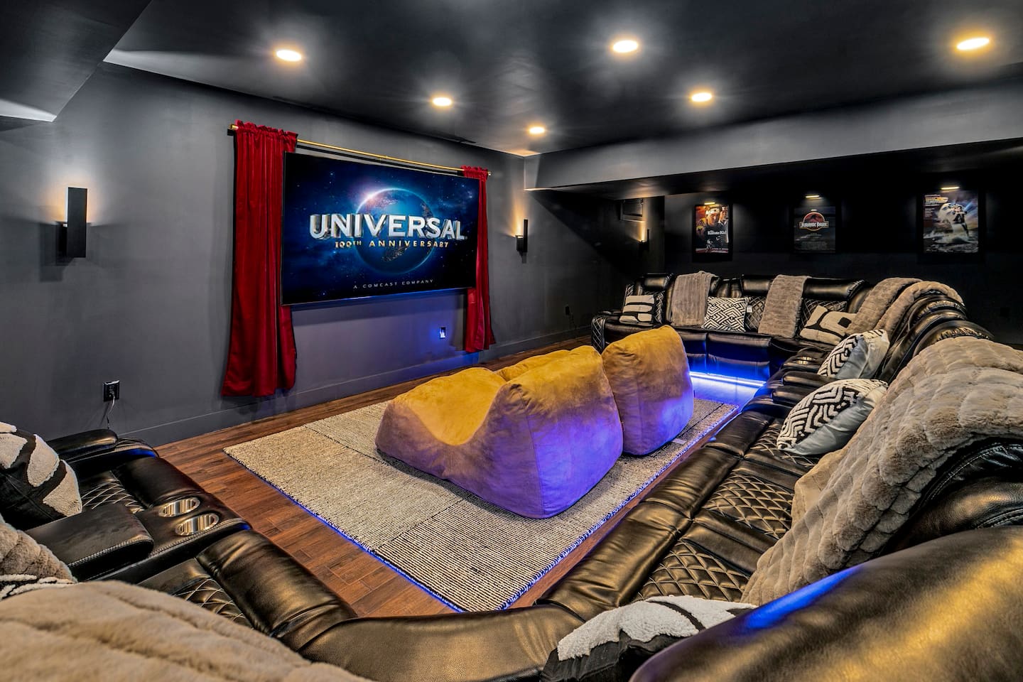 Movie Theater room at The Chalet