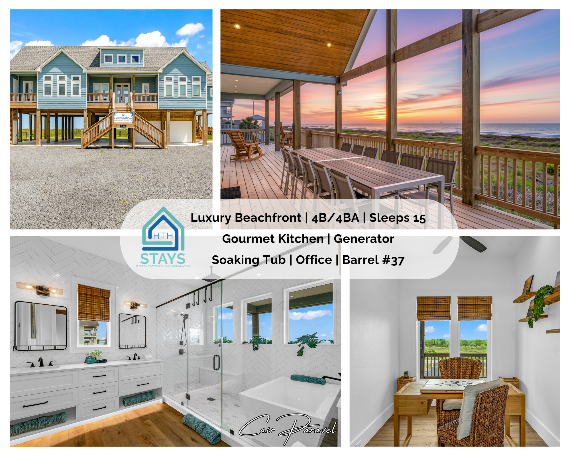 Welcome to Cair Paravel by HTH Stays, your luxury getaway in Crystal Beach, Texas