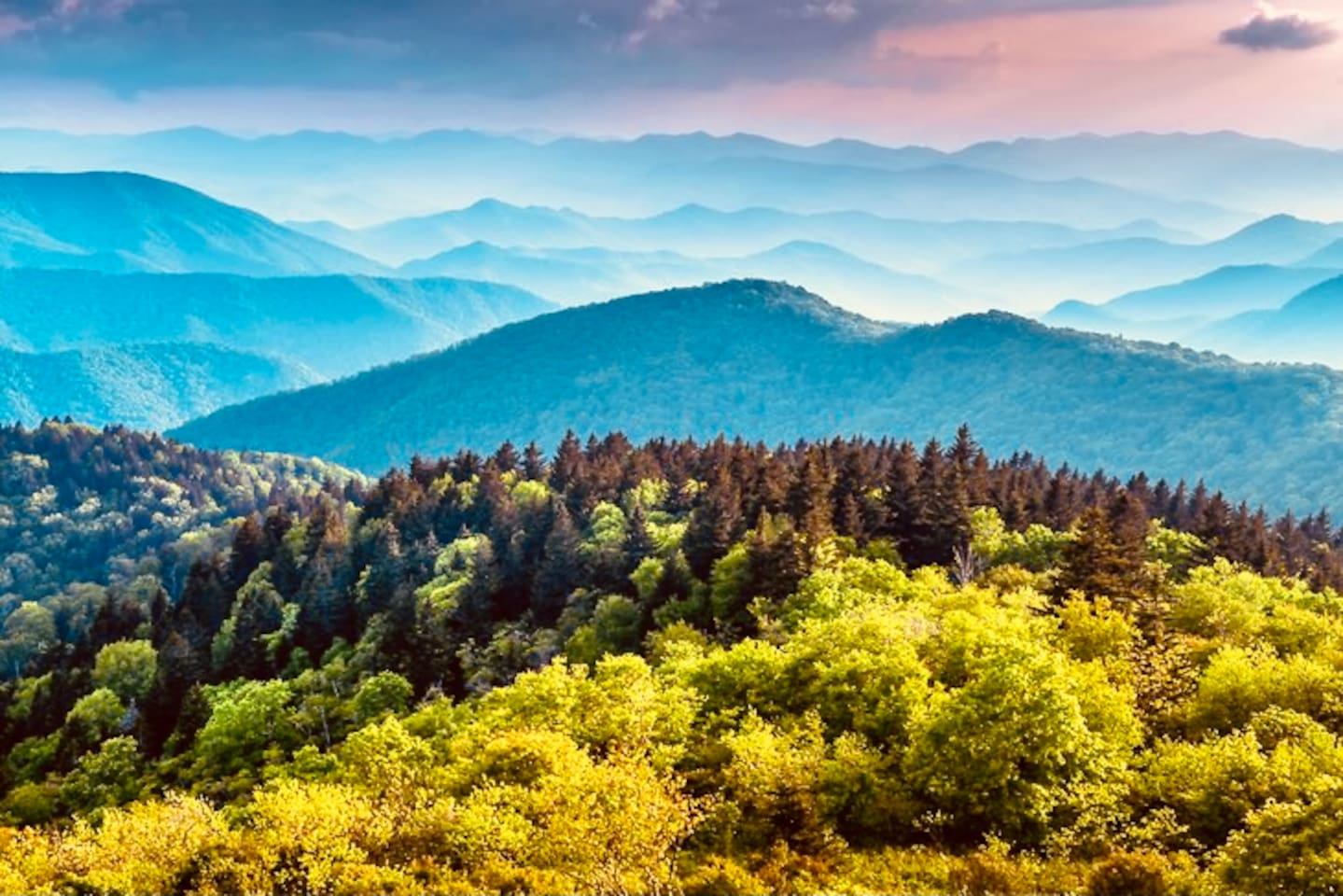 The Smoky Mountains in Spring
