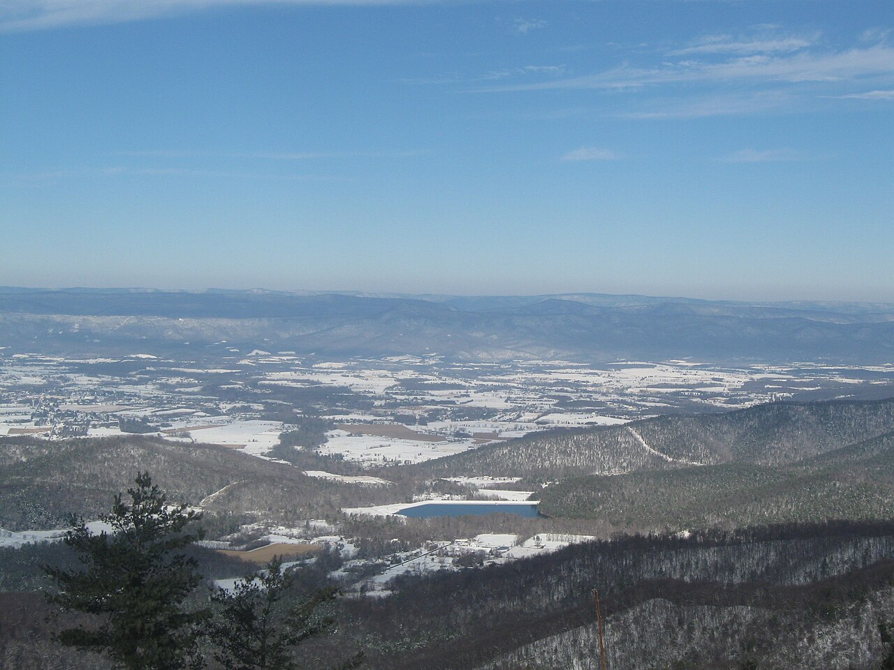 Stony Man Trail Shenandoah mountain summit view