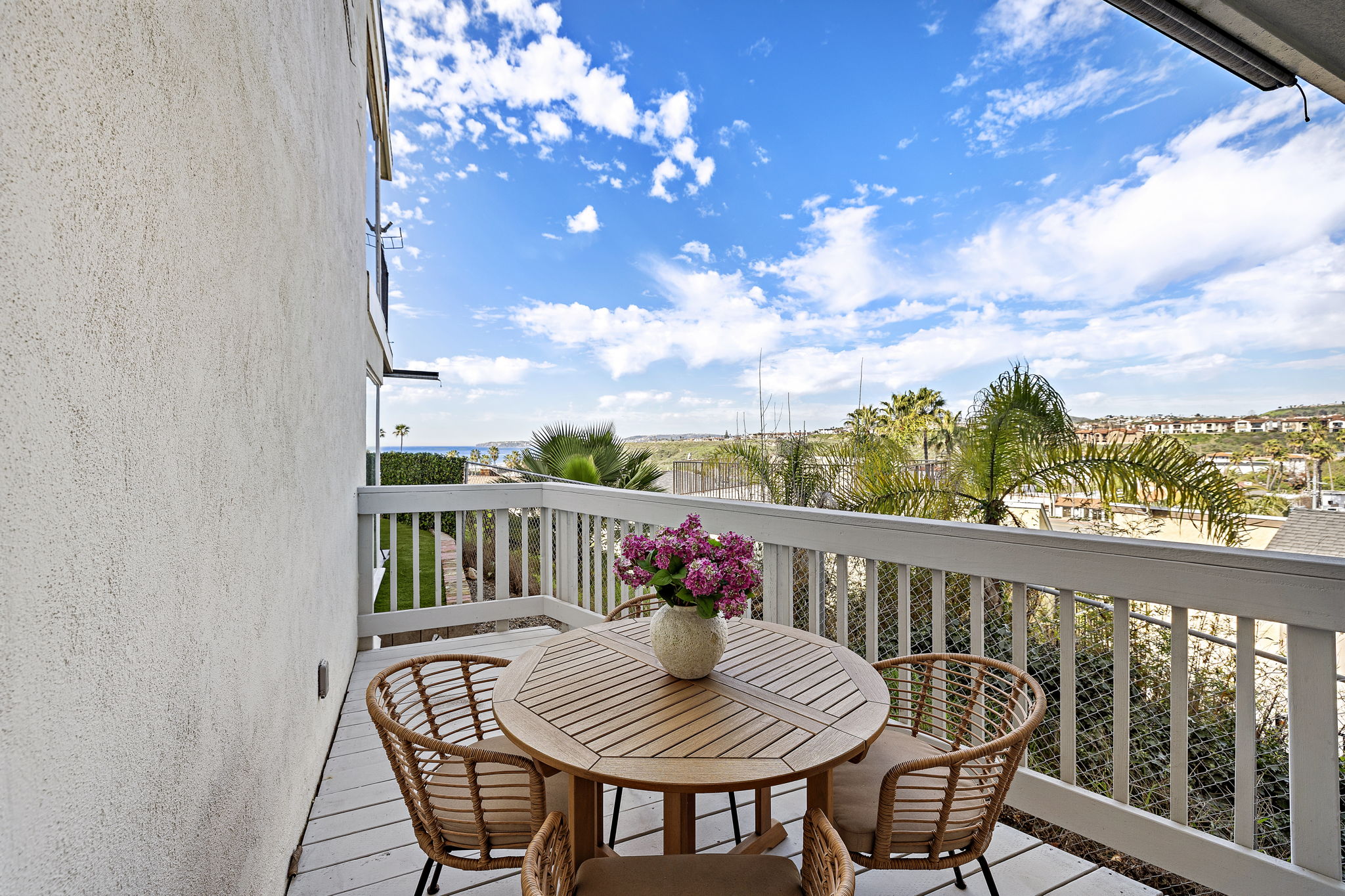 Private deck perfect for morning coffee or sunset drinks while taking in the ocean views