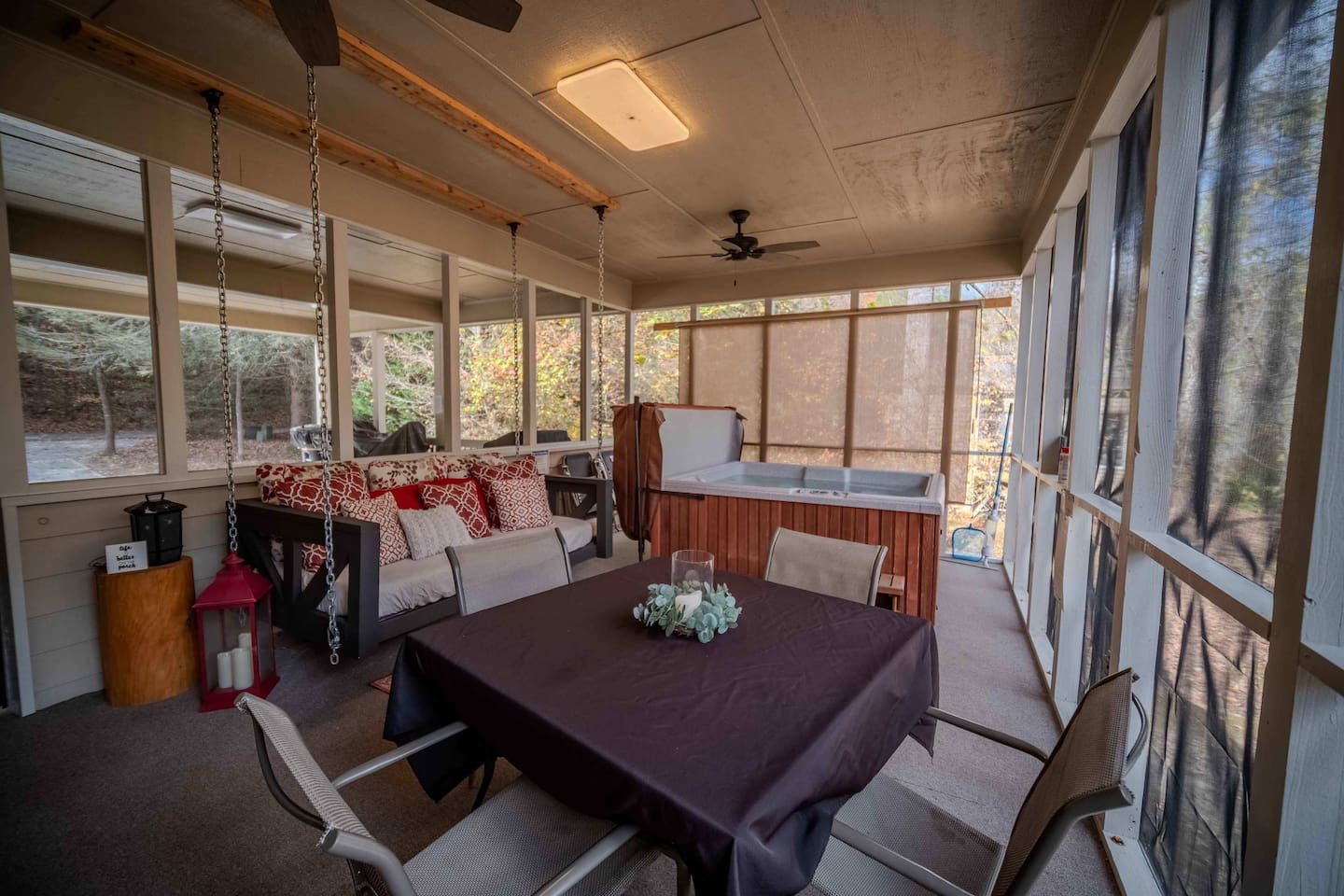 Screened Porch | Outside Dining for 4