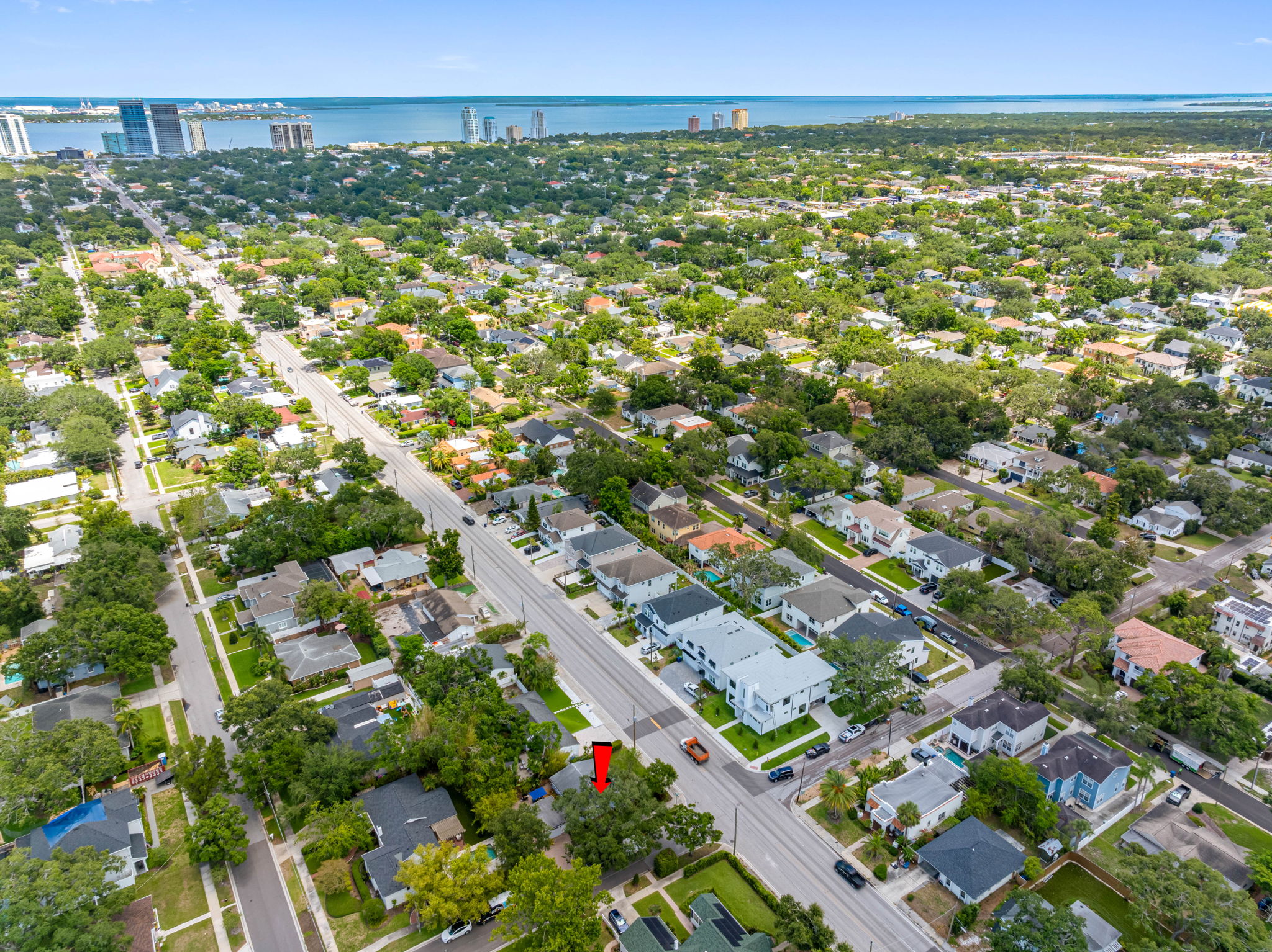 Aerial View of the Neighborhood
