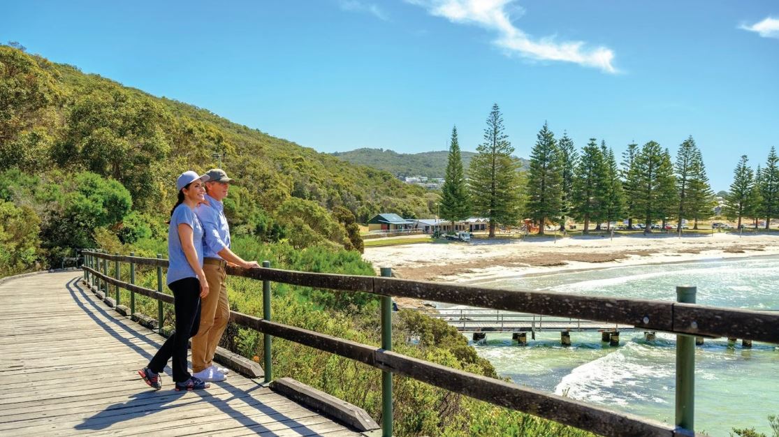 Middleton Beach Board Walk around Mt Clarence
