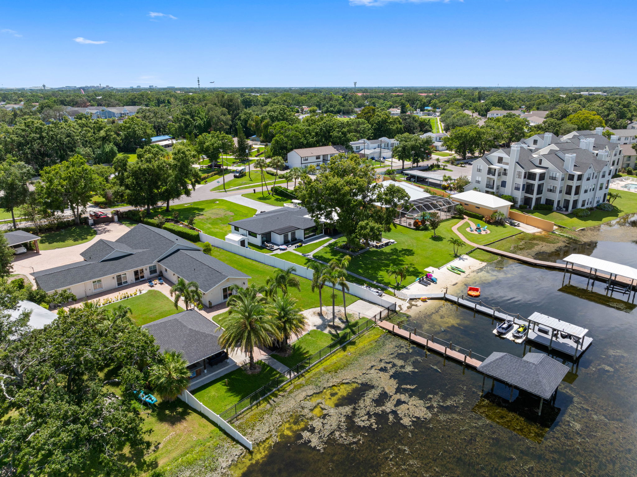 Aerial View of the Neighborhood