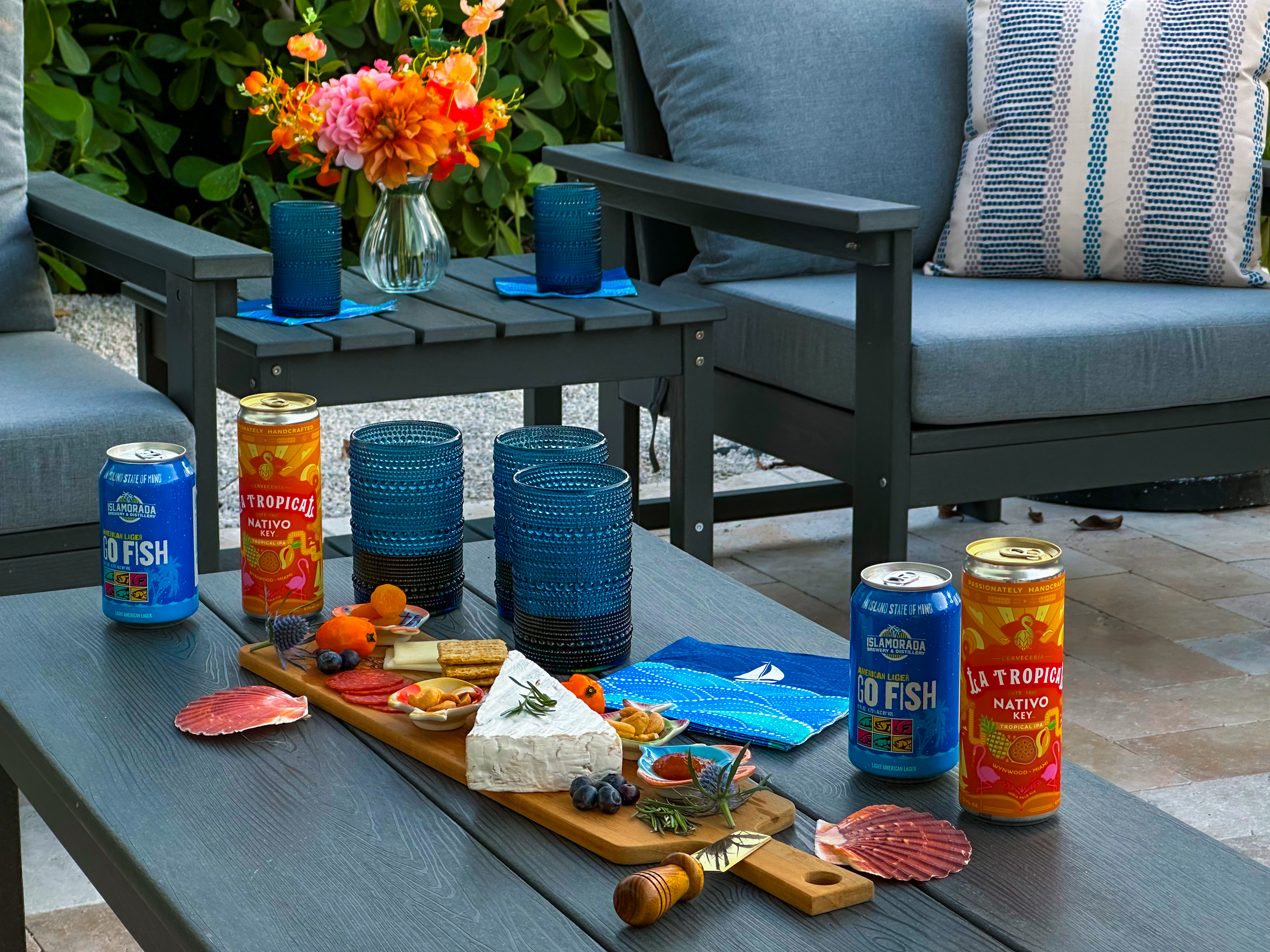 Great for relaxing after a day on the beach.