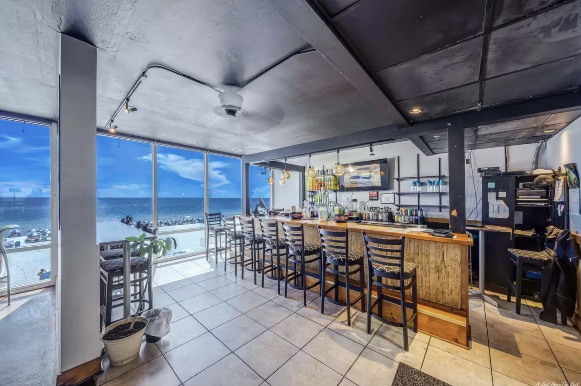 Bar with a view!