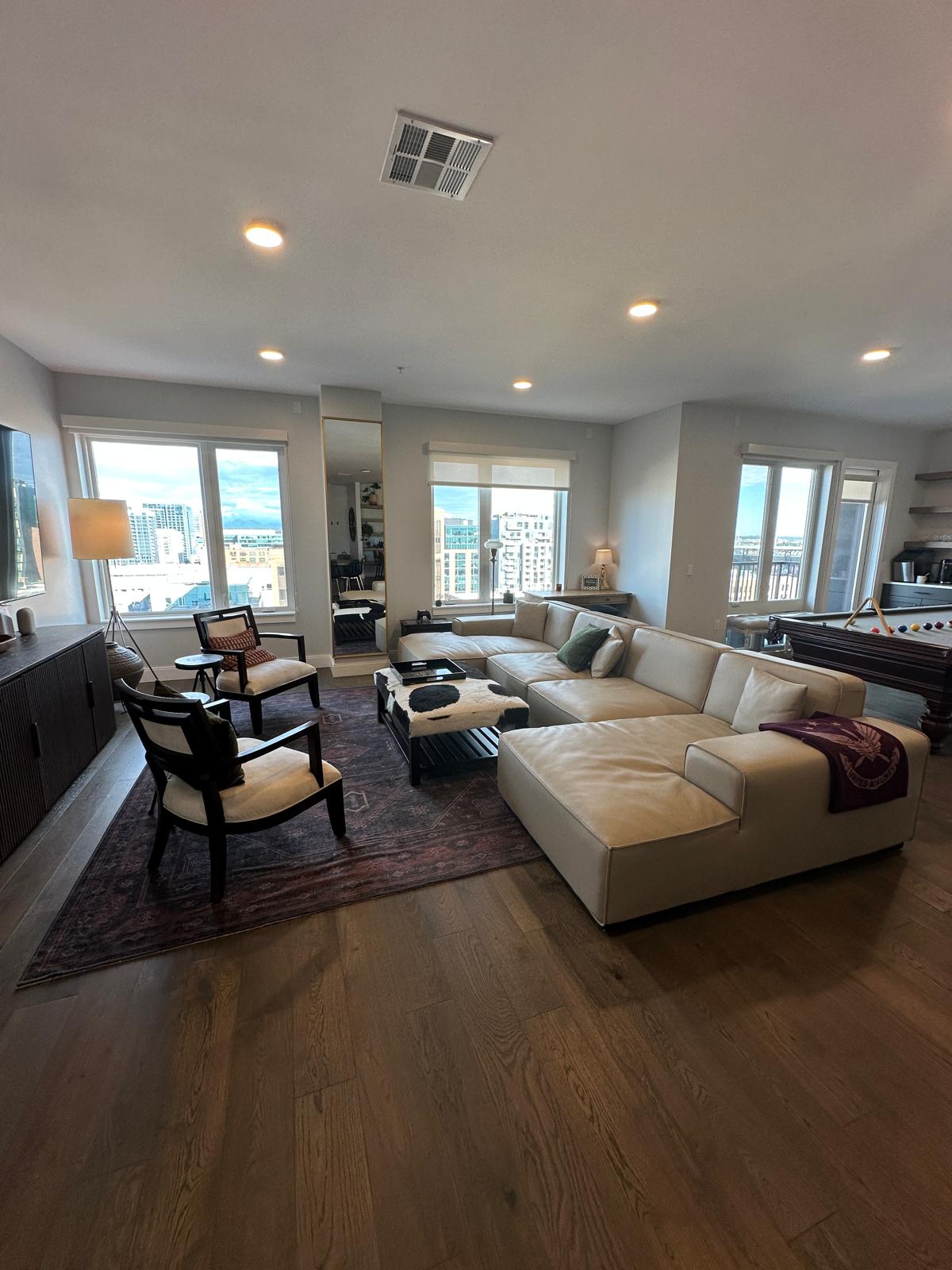 Large Living Room Seating Area