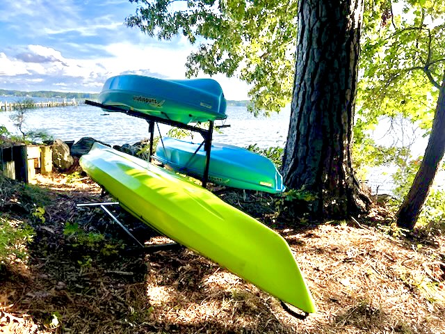 We provide 3 Kayaks for your lake adventure!