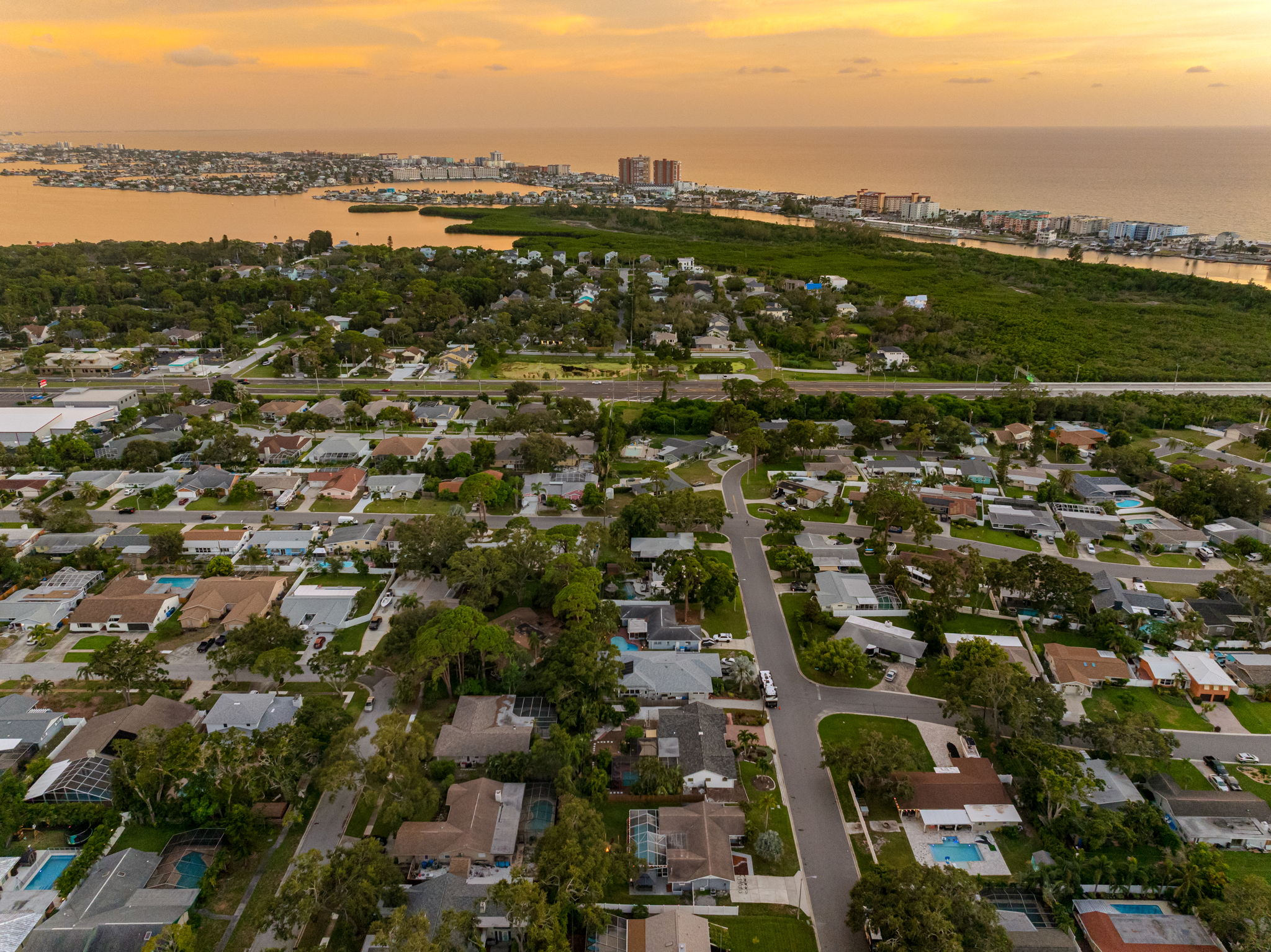 Aerial View of the Neighborhood