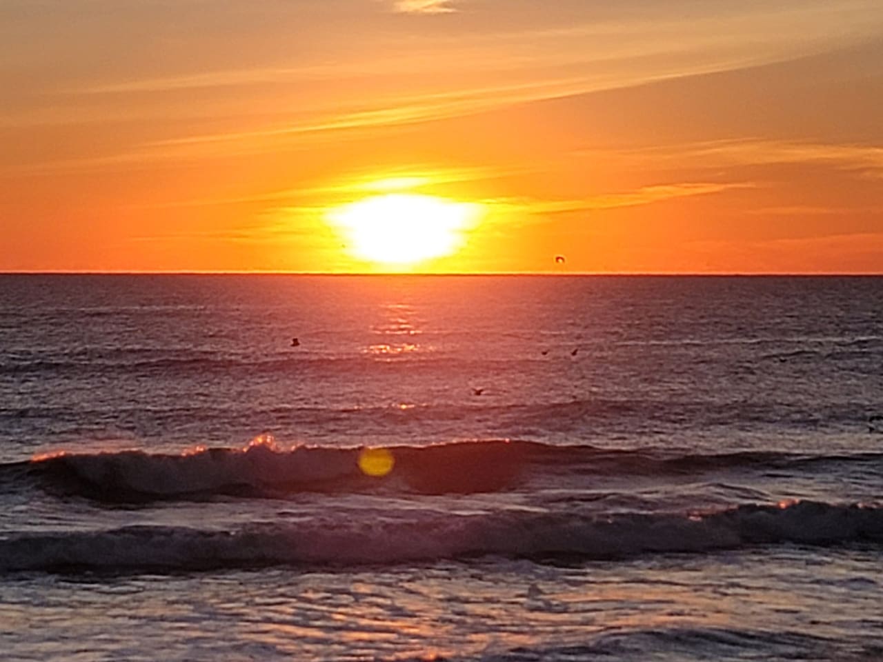 Great sunrise views on the beach!