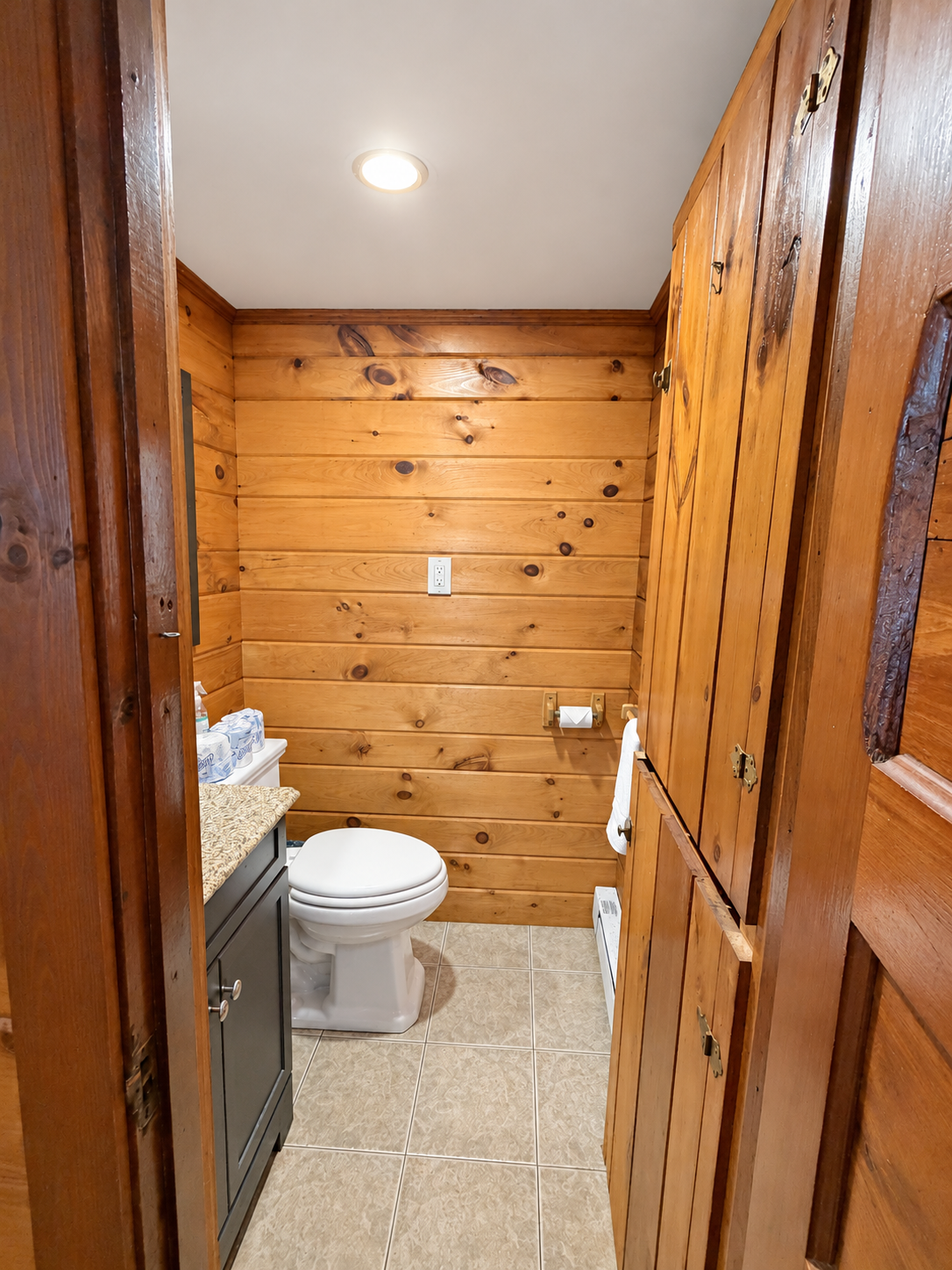 Half bath off kitchen