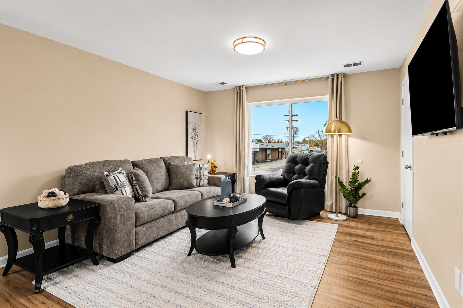 Relax and unwind in our spacious and comfortable living area.