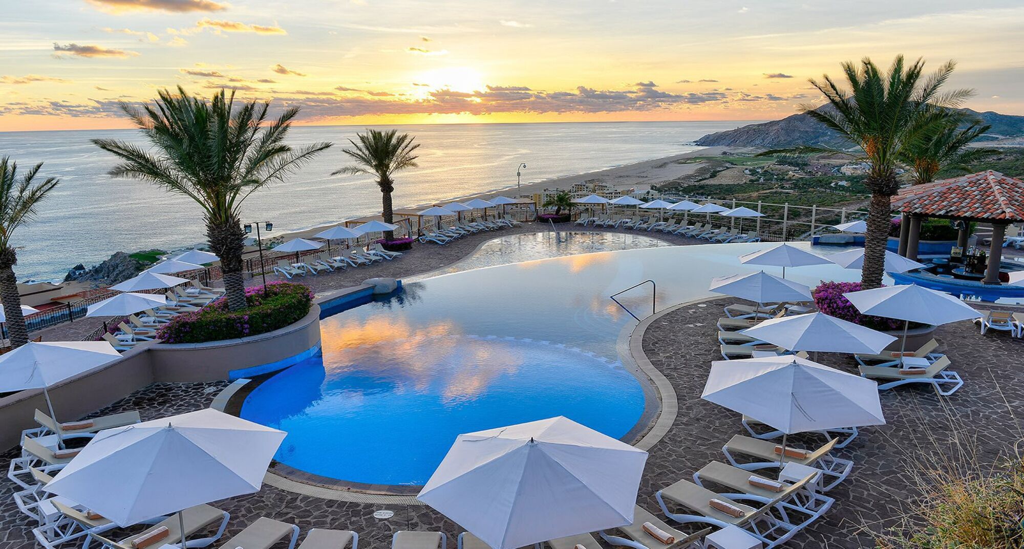 Pools and Beach at Pueblo Bonito Sunset Beach, Vacation Travel Exclusives