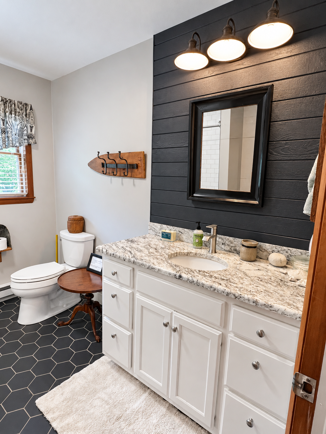 Bathroom vanity.