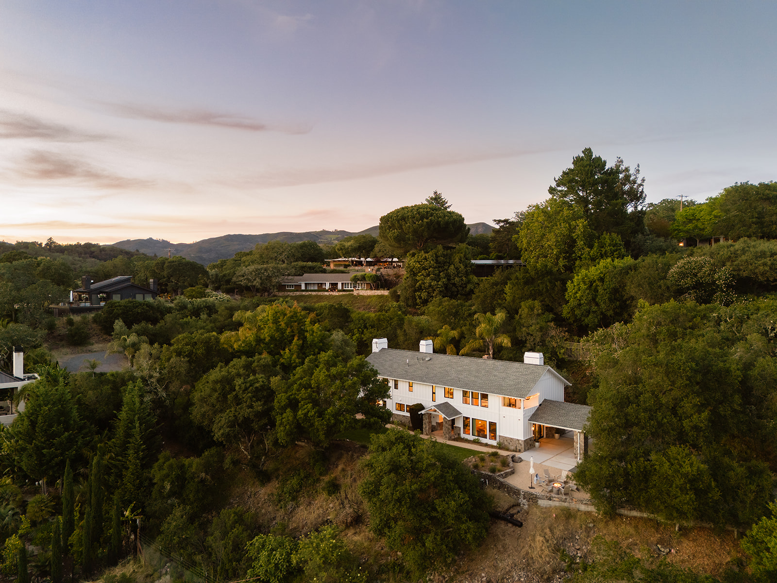 Aerial View of the Home