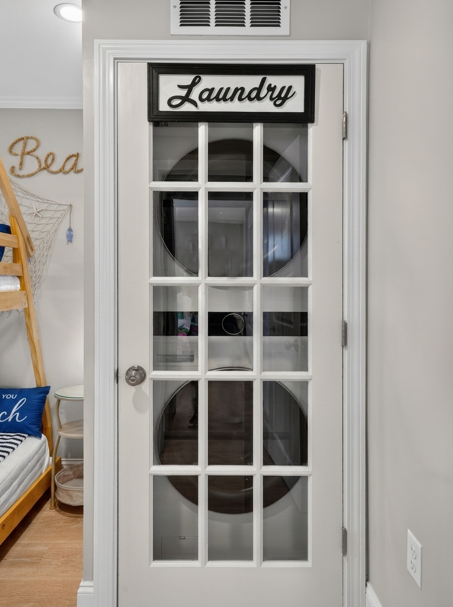 A convenient in-home laundry setup makes it easy to refresh clothes and towels during your stay.