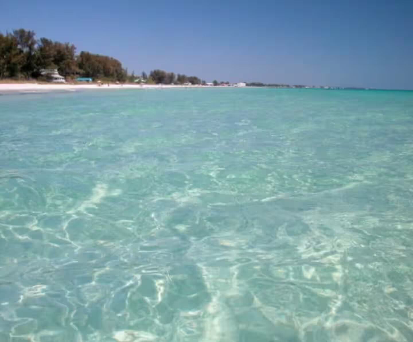 The crystal clear waters of Holmes Beach! 