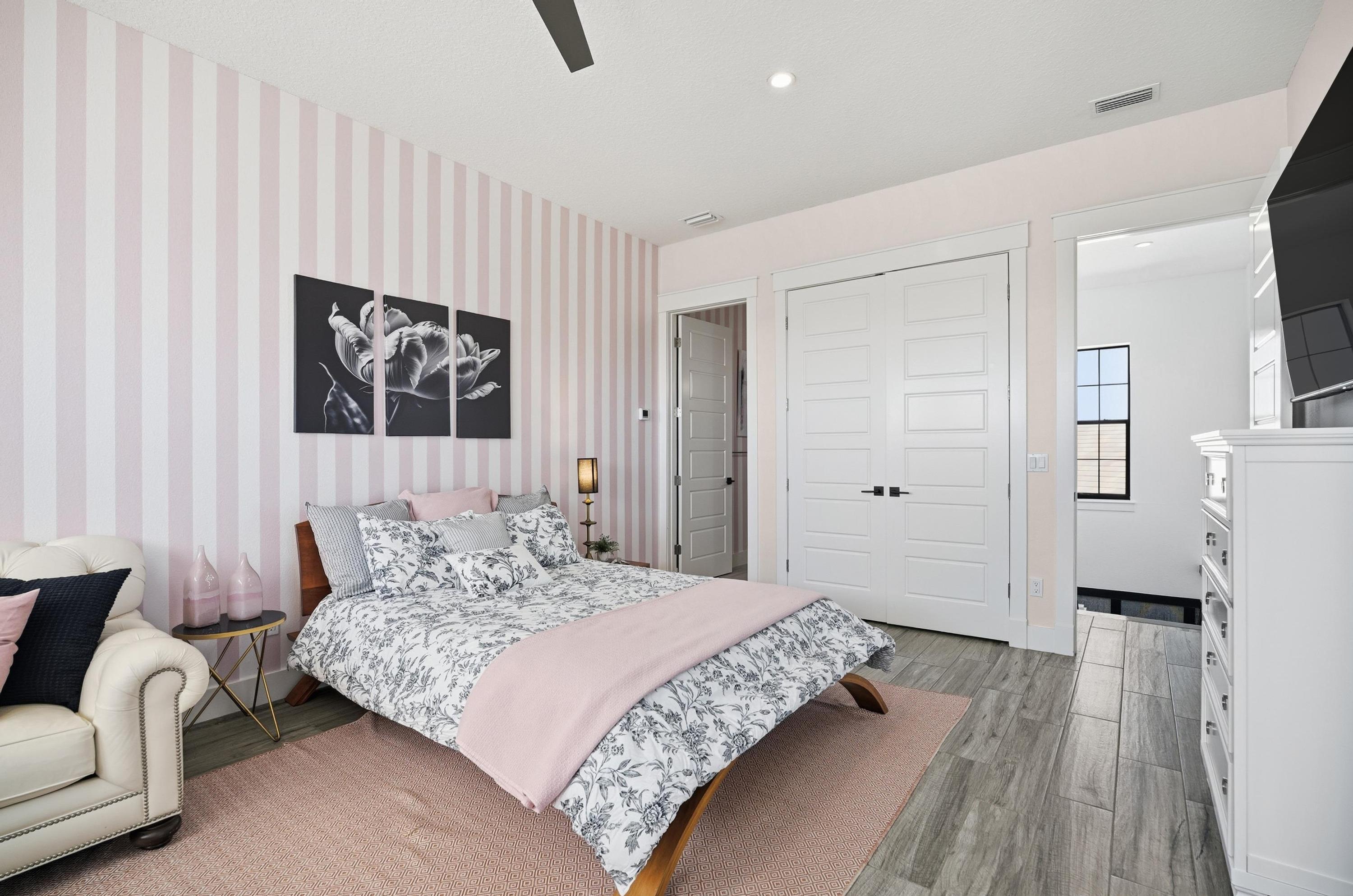 Sweet dreams in the blush retreat 🌸🛏️
Unwind in this cozy, light-filled bedroom with soft pink touches, plush bedding, and a peaceful vibe that makes it easy to relax after a beach-filled day.