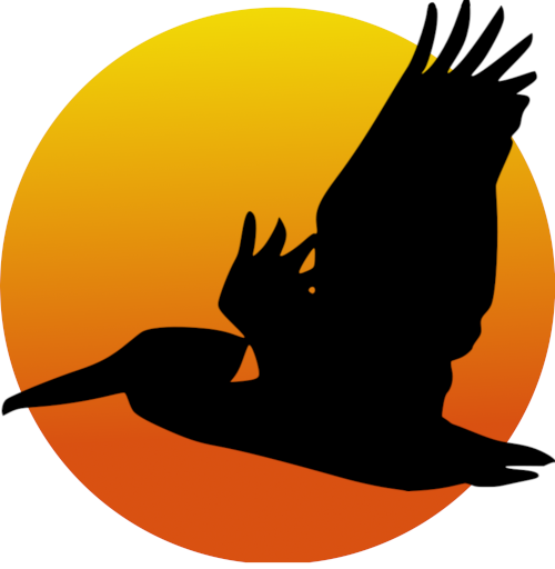 Florida Vacation Home pelican logo
