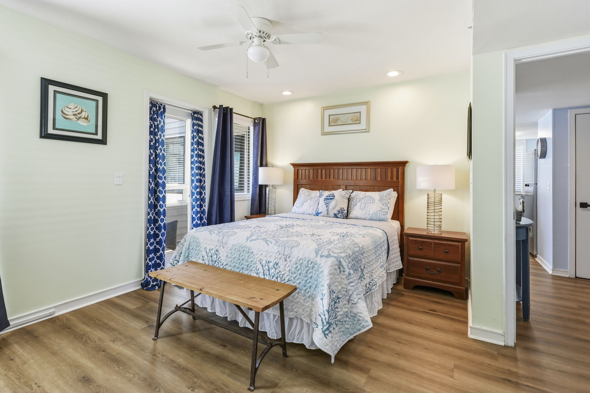 Primary Bedroom with Queen bed and ensuite bathroom