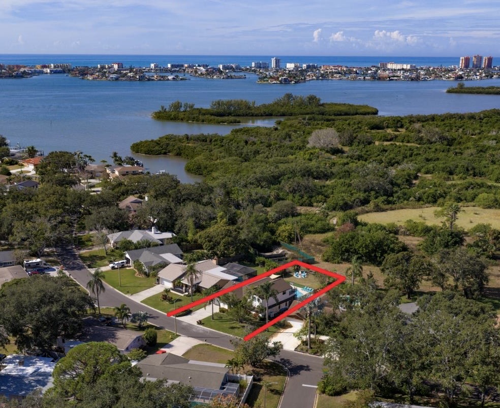 Aerial View of House