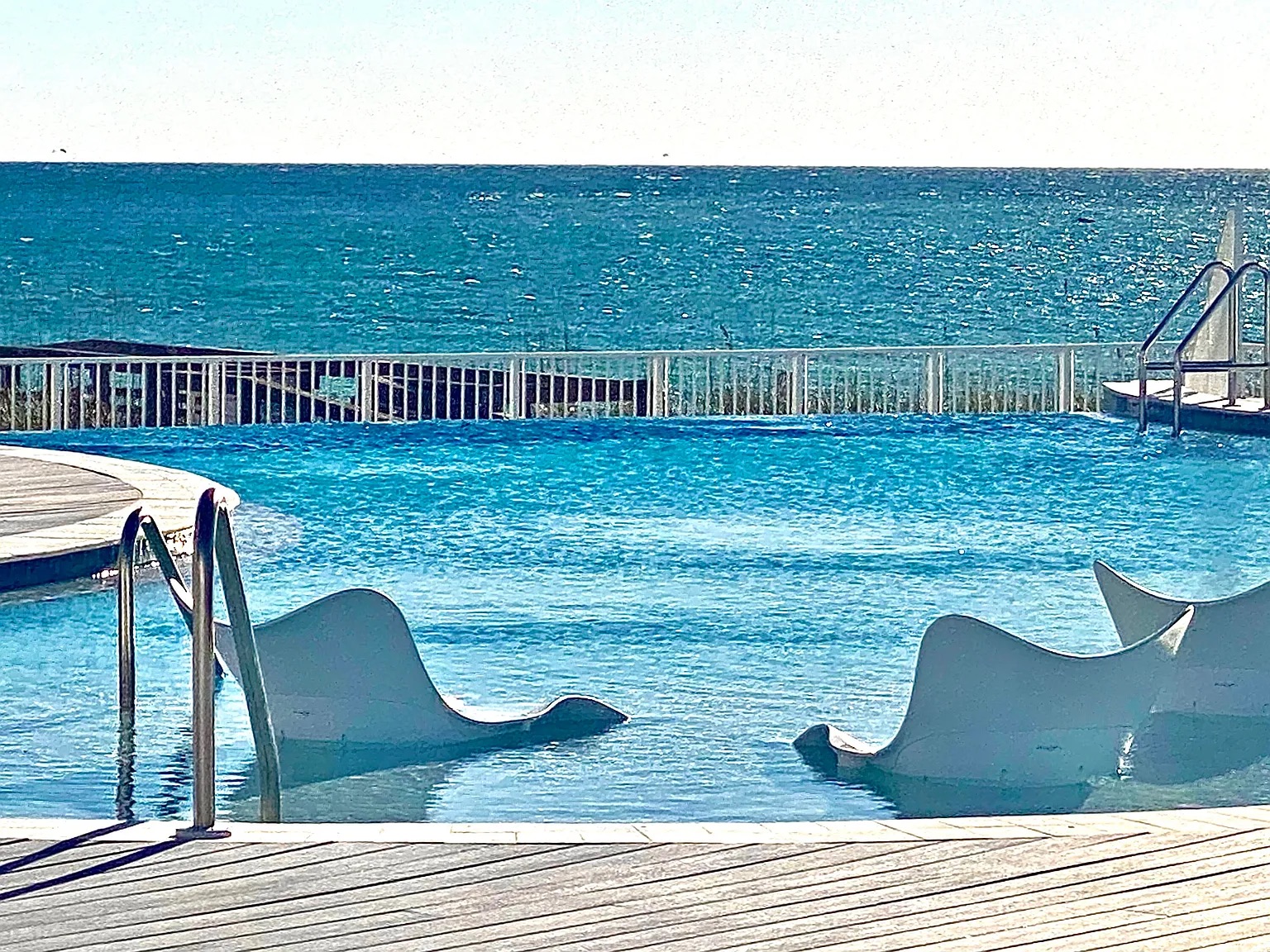 Neighborhood Infinity Pool Overlooking Gulf