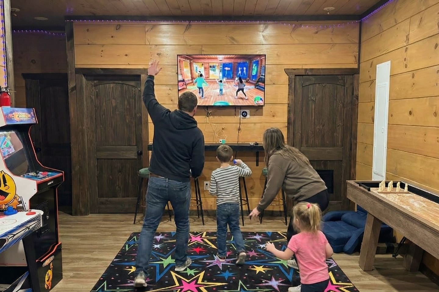 Enjoy whole family participating games from Nex playground console