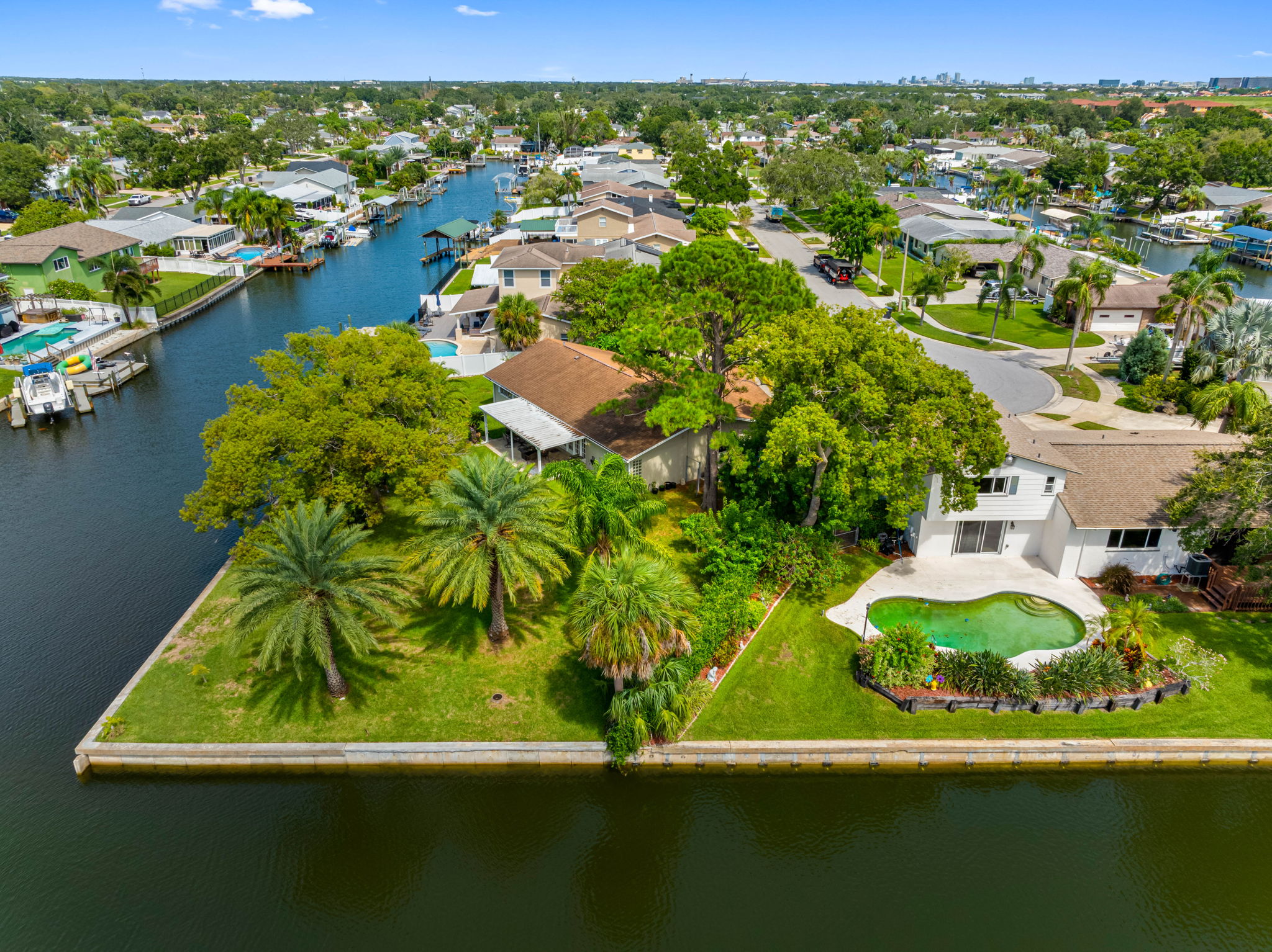 Aerial View of the Neighborhood