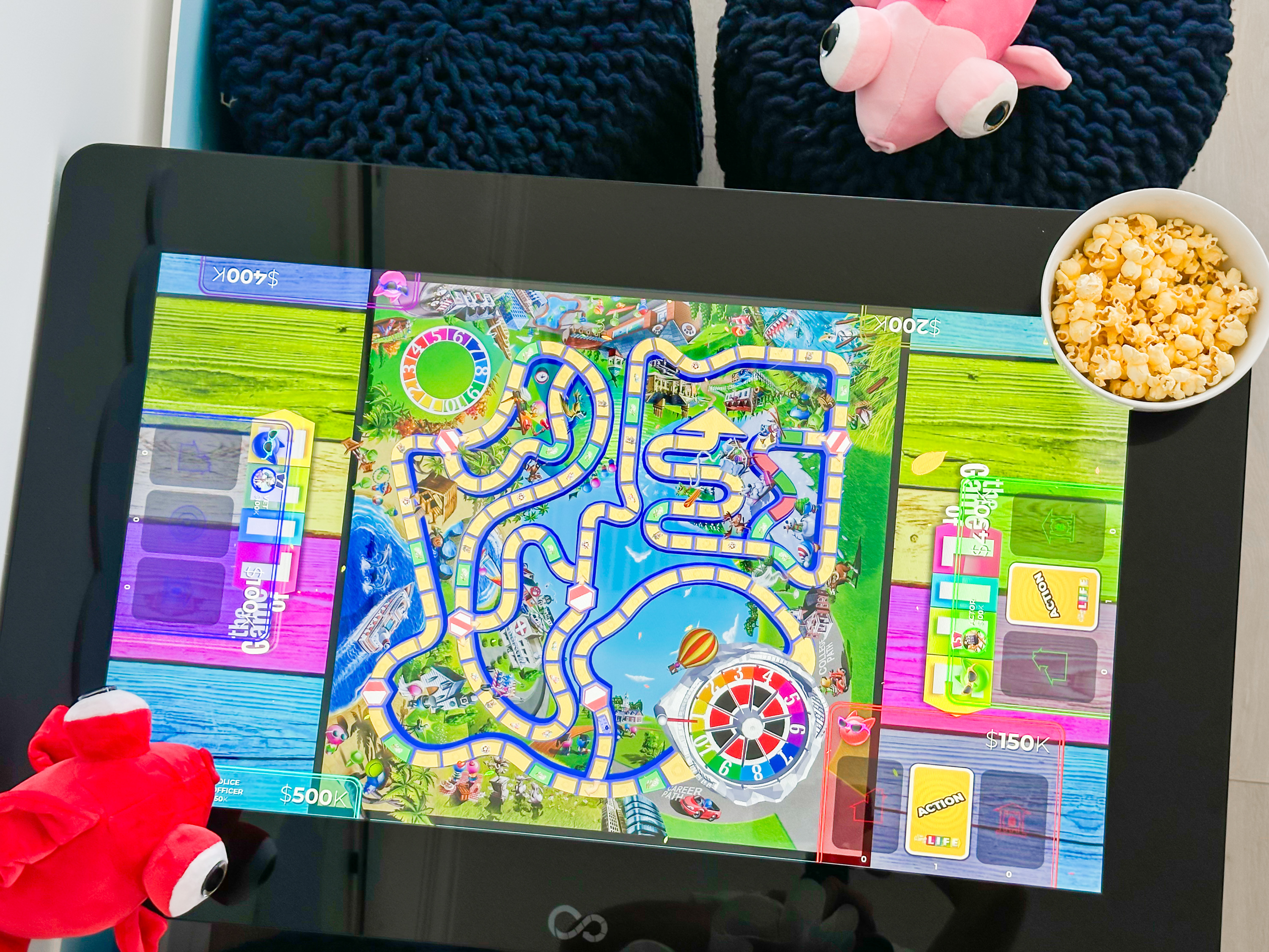 With 100s of digitized classics, like the Game of Life, Monopoly, and Operation.