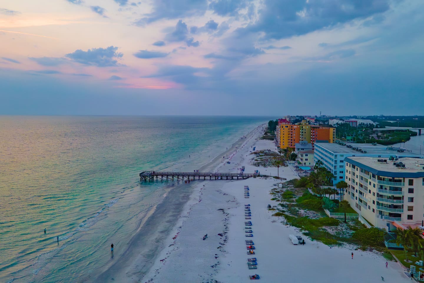 Sunset Arial View