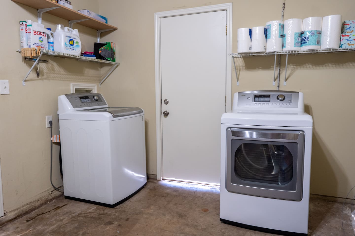 Convenient Laundry Room with Washer & Dryer