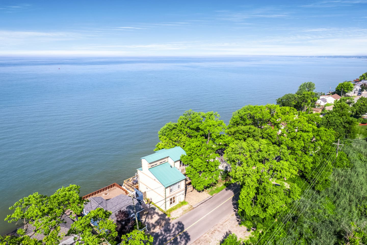 Ariel View From the Road Side.