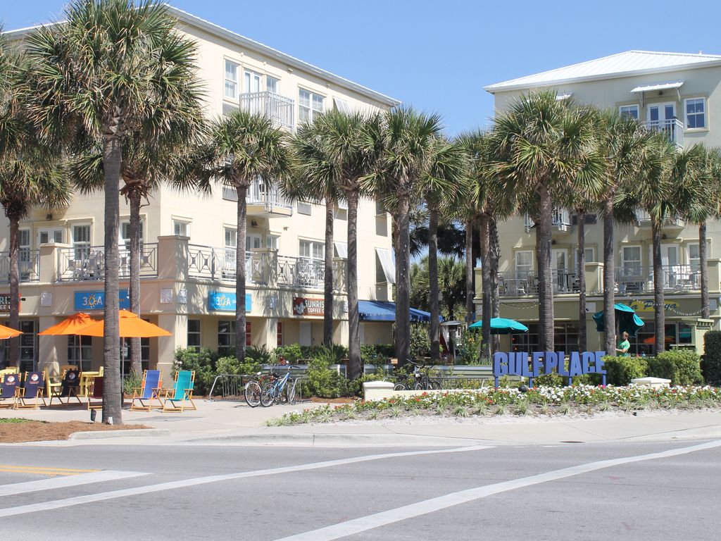 Walk right across the street for shopping, dining and dancing.