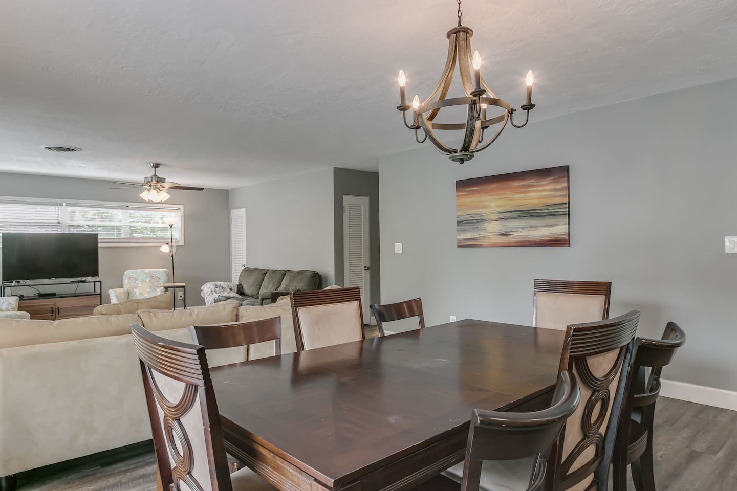 Dining is Conveniently Located Between Kitchen and Living Room