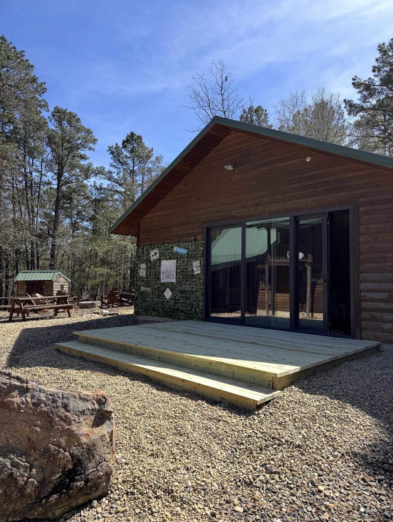 Casita deck area will be fully operational by APRIL 15 - th when we reopen