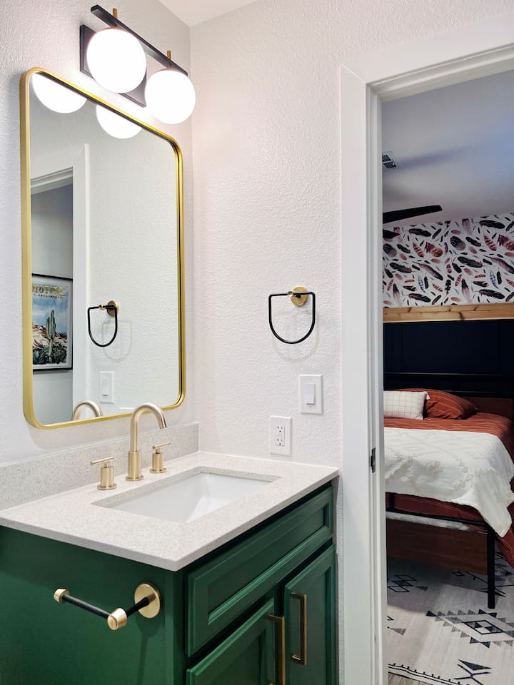 En suite bathroom